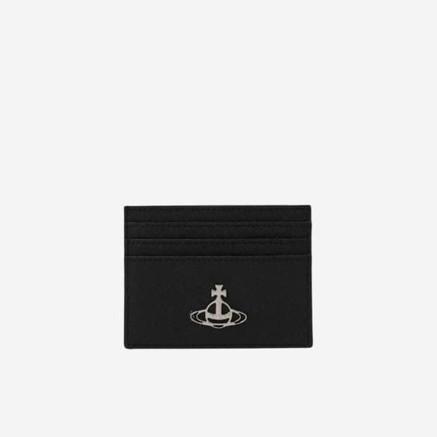 Vivienne Westwood Logo Card Holder Black