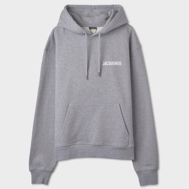 자크뮈스 엠브로이더드 후드 그레이 L사이즈