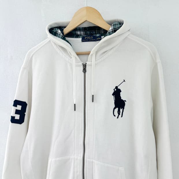 폴로 투웨이 빅포니 후드집업