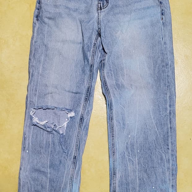 44 페이탈리즘 #0237 trabus paint jeans