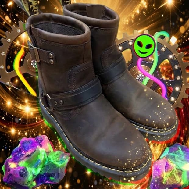 무려 오래사마가 신던 애니스톤 하네스 앵클 부츠 !!- 다크 브라운