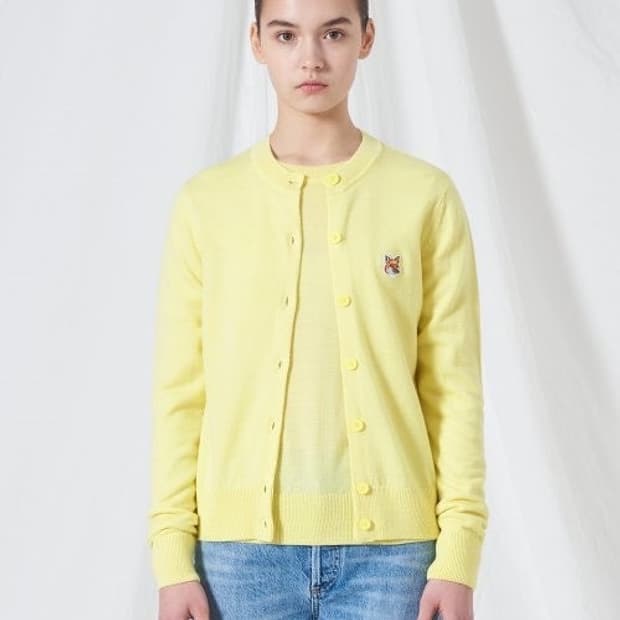 메종키츠네 가디건 