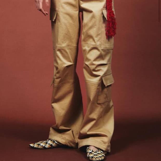 기준 우디 카고팬츠 m