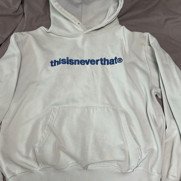 디스이즈네버댓 그레이 후드티 