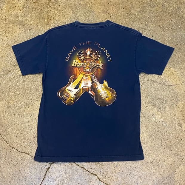 미국 빈티지 하드락카페 마우이 MAUI 투어티 락티셔츠 반팔티