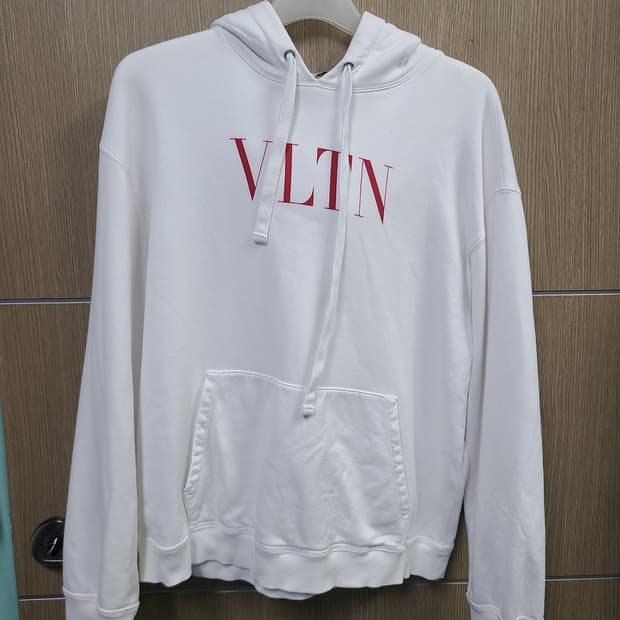 발렌티노 VLTN 로고 화이트 후드티