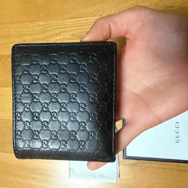 구찌 마이크로시마 반지갑