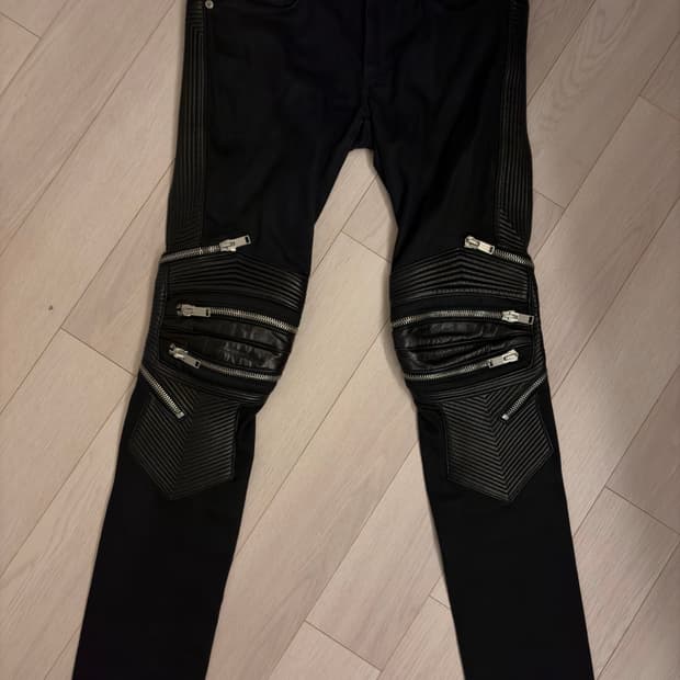 생로랑 13fw 레더패널진