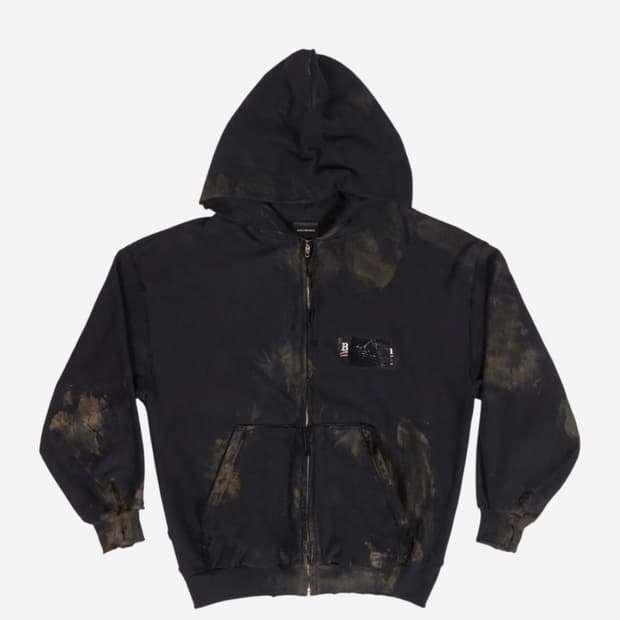 [L] 발렌시아가 개퍼 후드집업