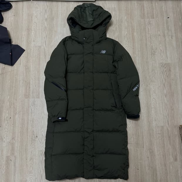 뉴발란스 남성 덕다운 후드 롱패딩 M/95 