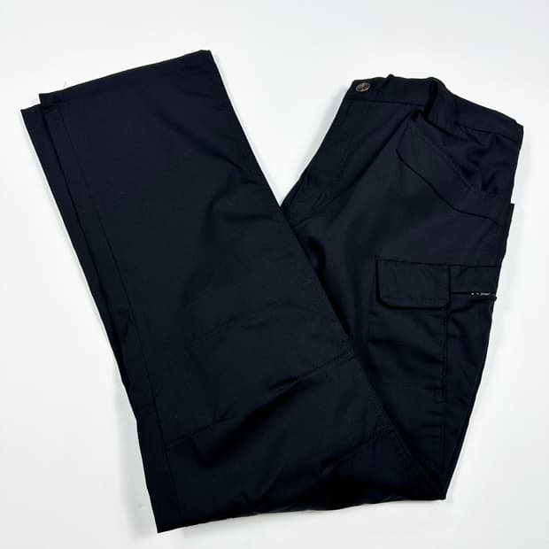 36 VTG 빈티지 밀리터리 립스탑 카고팬츠 블랙