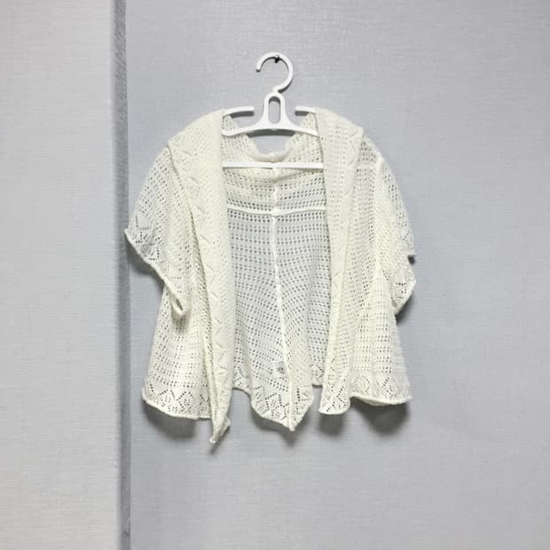 Japanese vintage linen cardigan