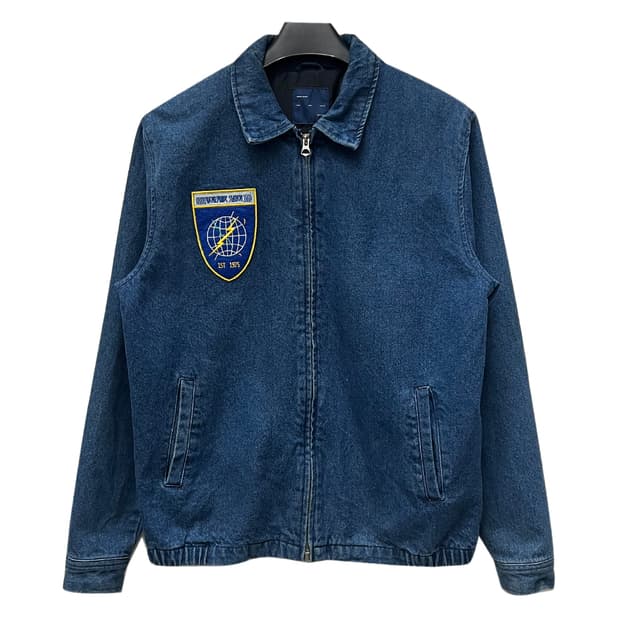 ZARA 자라 맨 월드 스테이션 데님 블루종 자켓 L