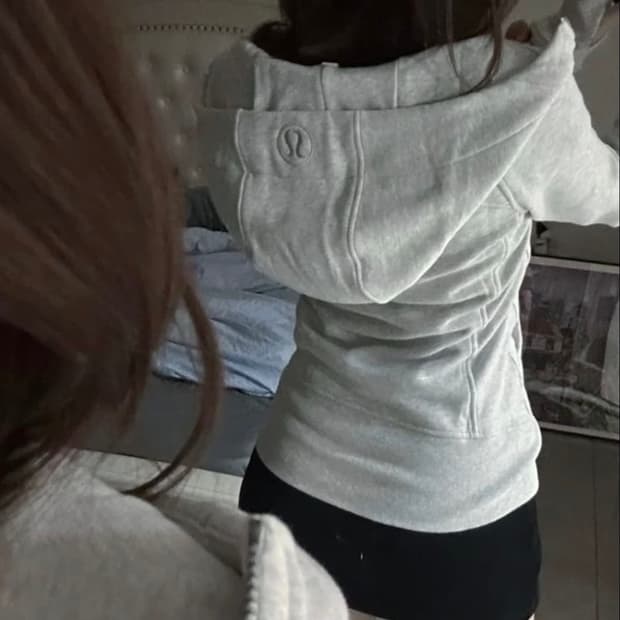 룰루레몬 스쿠바 후드집업 라이트 그레이 4사이즈