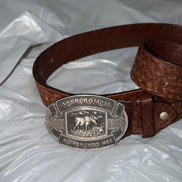 90-00’s 아베크롬비 웨스턴 플레이트 벨트