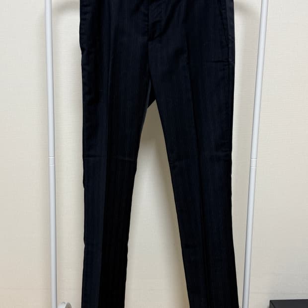 디올옴므 06aw 스트라이프 신치백 트라우저 