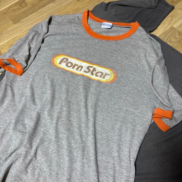 Pornstar 링거티셔츠