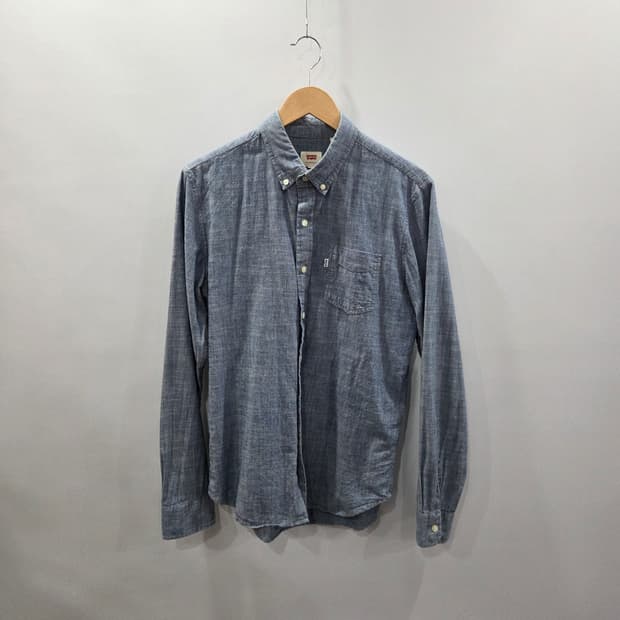 리바이스 버튼다운 샴브레이 셔츠 M