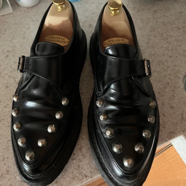 생로랑 스터드 로퍼