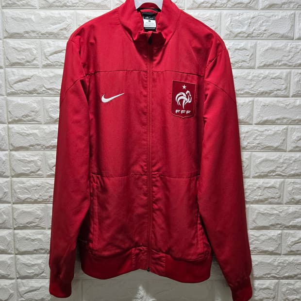 나이키 FFF 프랑스 국대 우븐 트랙자켓 트랙탑 져지 L