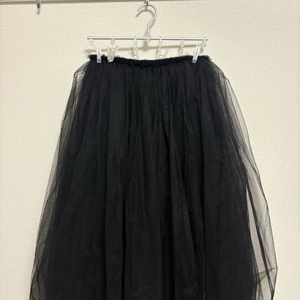 black comme des garcons 튤스커트