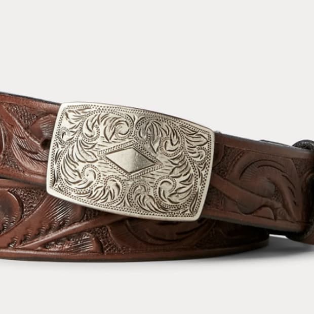 rrl더블알엘 핸드툴 레더벨트 브라운(30사이즈)