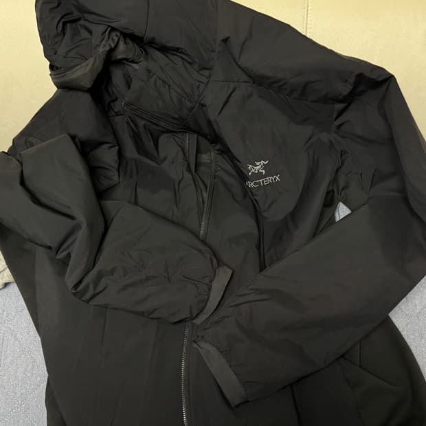 아크테릭스 아톰 LT 후디 블랙 3xl