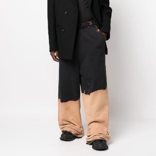 23ss 베트멍 블리치드 투톤 팬츠