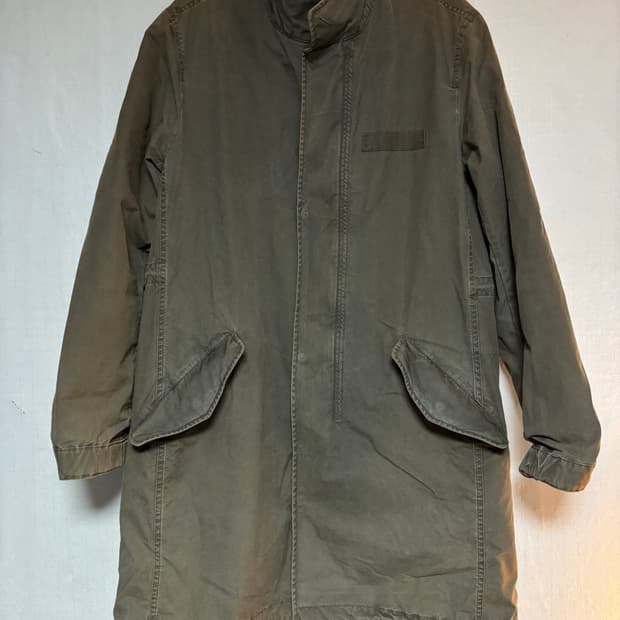 올세인츠 카키 야상 파카 (내외피 분리)