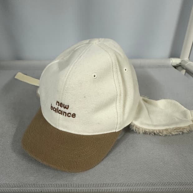 뉴발란스 키즈 플리스 방한 모자