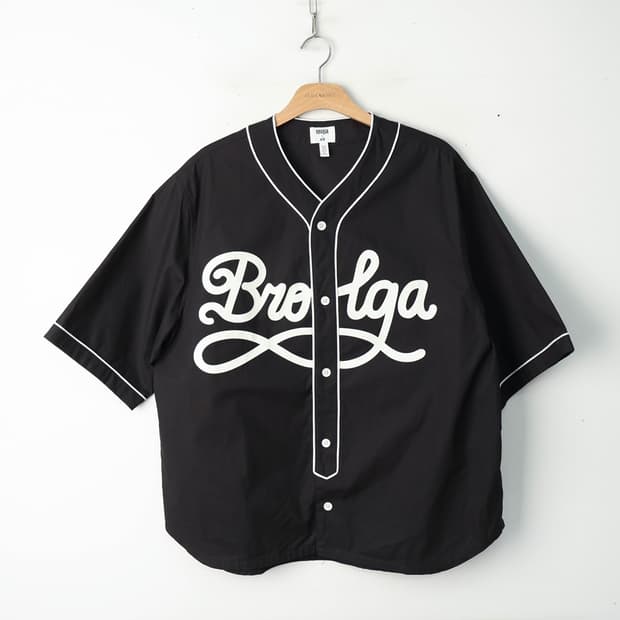 105/H&M BROLGA 릴렉스핏 베이스볼 셔츠