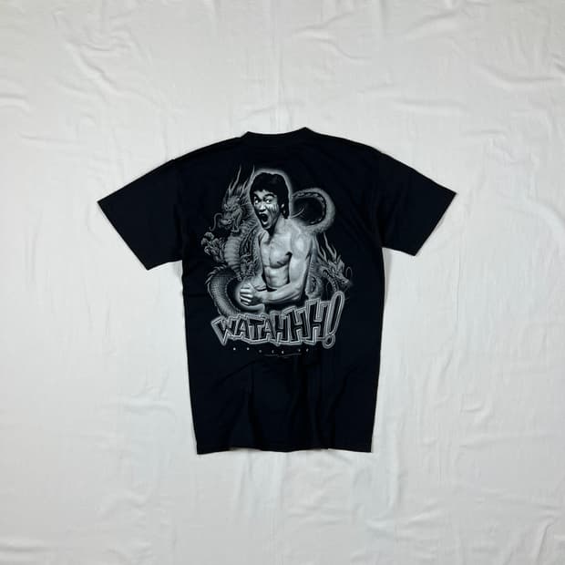 90‘s 97년도 브루스리 bruce lee 프린트 반팔티