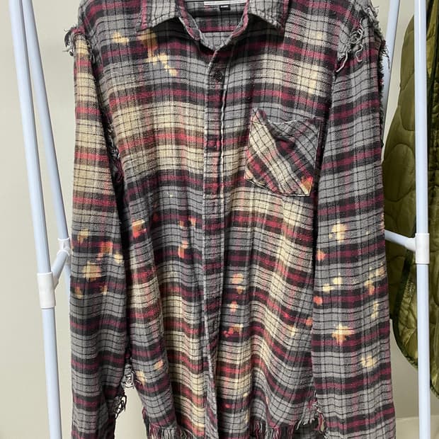 R13 블리치드 셔츠 팔리할리우드 뤡코즈 블라인드파일즈