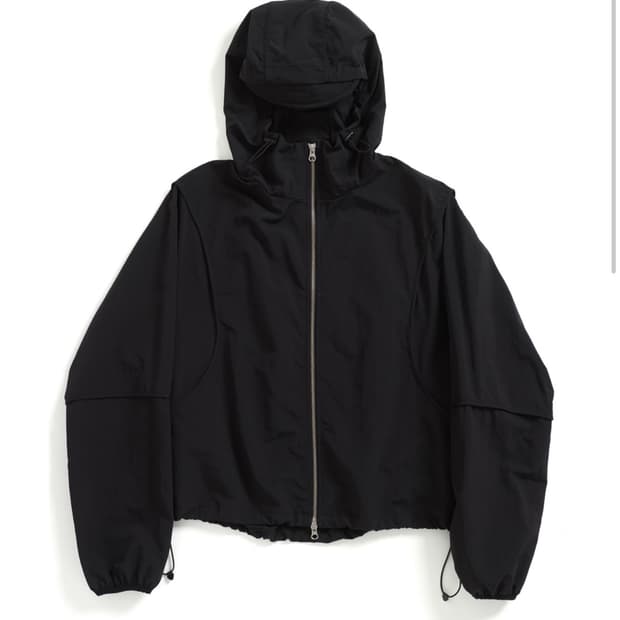 해칭룸 크롭 윈드브레이커 바람막이