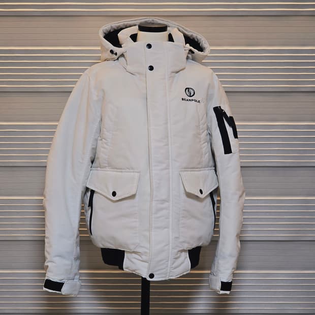 《새상품》빈폴 화이트 덕다운 패딩 (남녀공용)