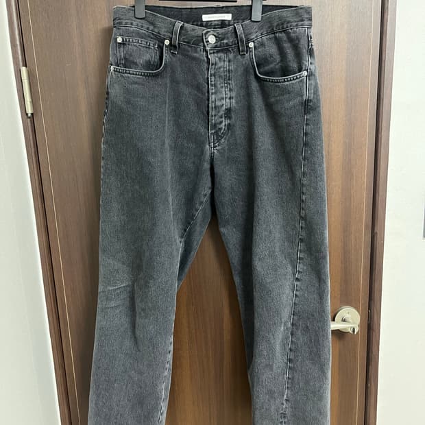 선플라워 와이드 트위스트 워시드블랙 32사이즈