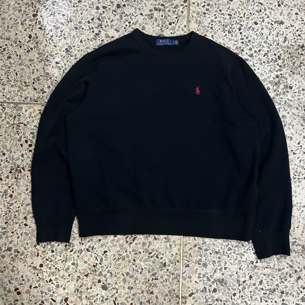 폴로 (POLO RalphLauren) 블랙 맨투맨