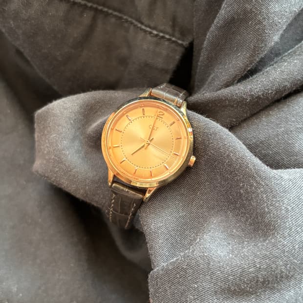 vintage ost leather watch 2