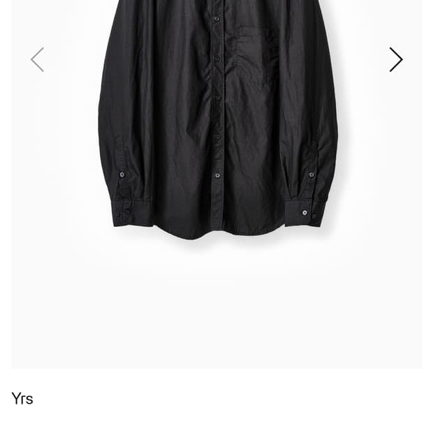 [3,L][미개봉] 이얼즈어고 코튼 레이온 워시드 포이카 셔츠 블랙
