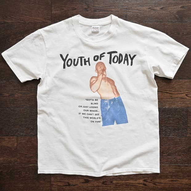 90s Youth of Today 유스오브투데이 빈티지 밴드티