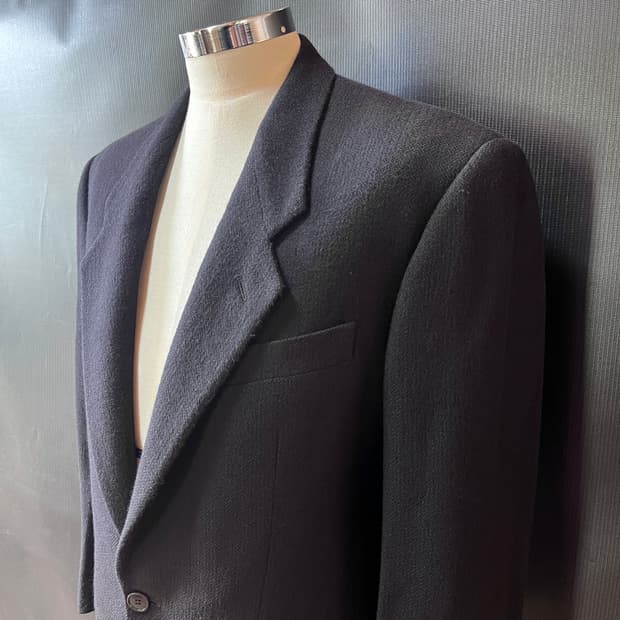 아르마니 꼴레지오니 브러시드 울 테일러드 자켓