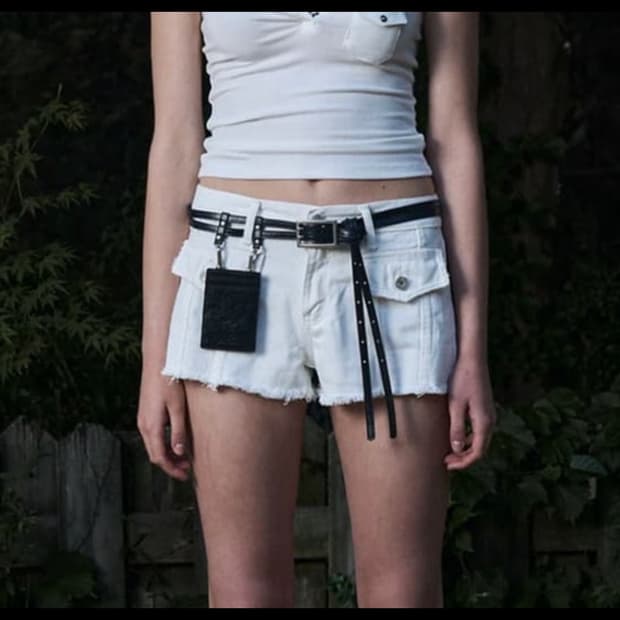 보헤미안서울 웨스턴 포켓 쇼츠 화이트 s