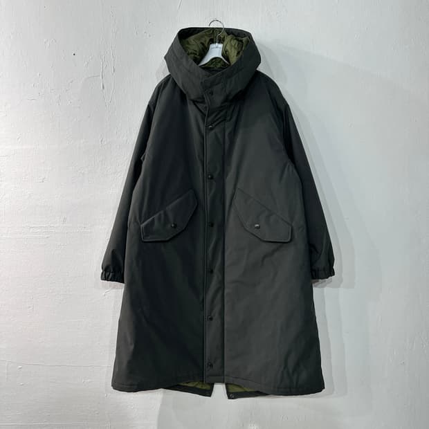 유니클로 엔지니어가먼츠 퍼프테크 후드코트 95-100