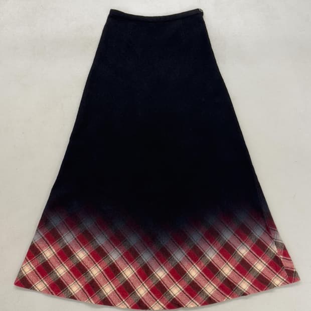 요지야마모토 IWISH 울 스커트