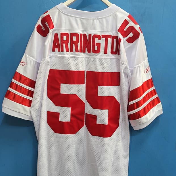 택달림)리복 NFL 뉴욕 자이언츠 55번 ARRINGTON 럭비져지