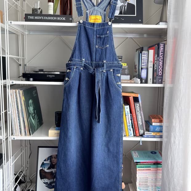 Levi’s Red 데님 오버롤 사이즈 S 