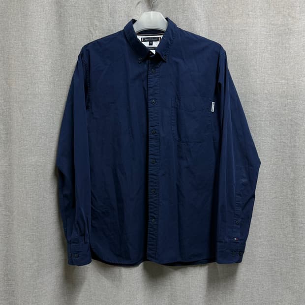 [XL] 타미힐피거 시그니처 코튼 셔츠 남방