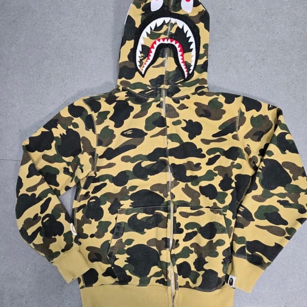 베이프 황계 후드집업 s 