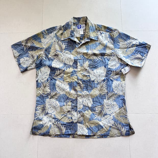 90s [택달린새상품] RJC MADE IN USA 하와이안 셔츠 XL
