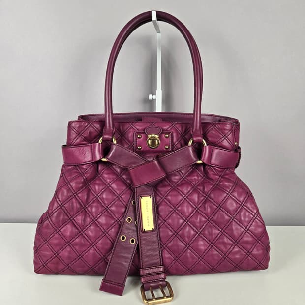 마크제이콥스 브루나 퀼팅 레더 램스킨 토트백 가방 정품 Bruna bag